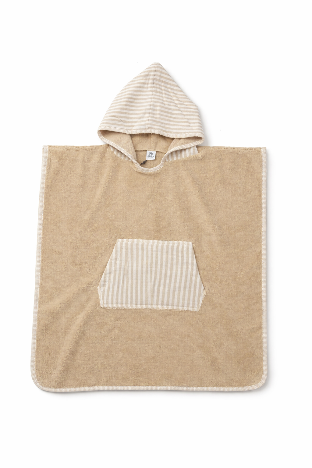 Poncho de bain Bambou biscuit