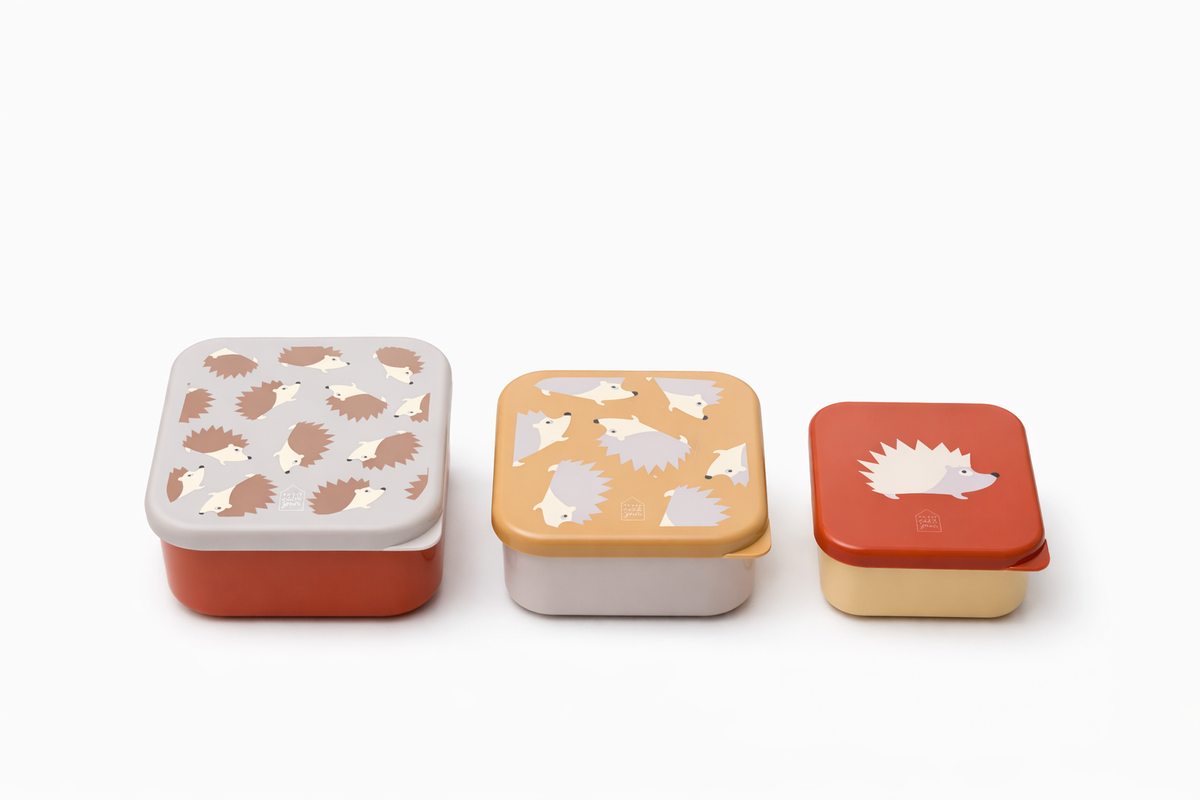 Set de 3 lunch box Hérissons