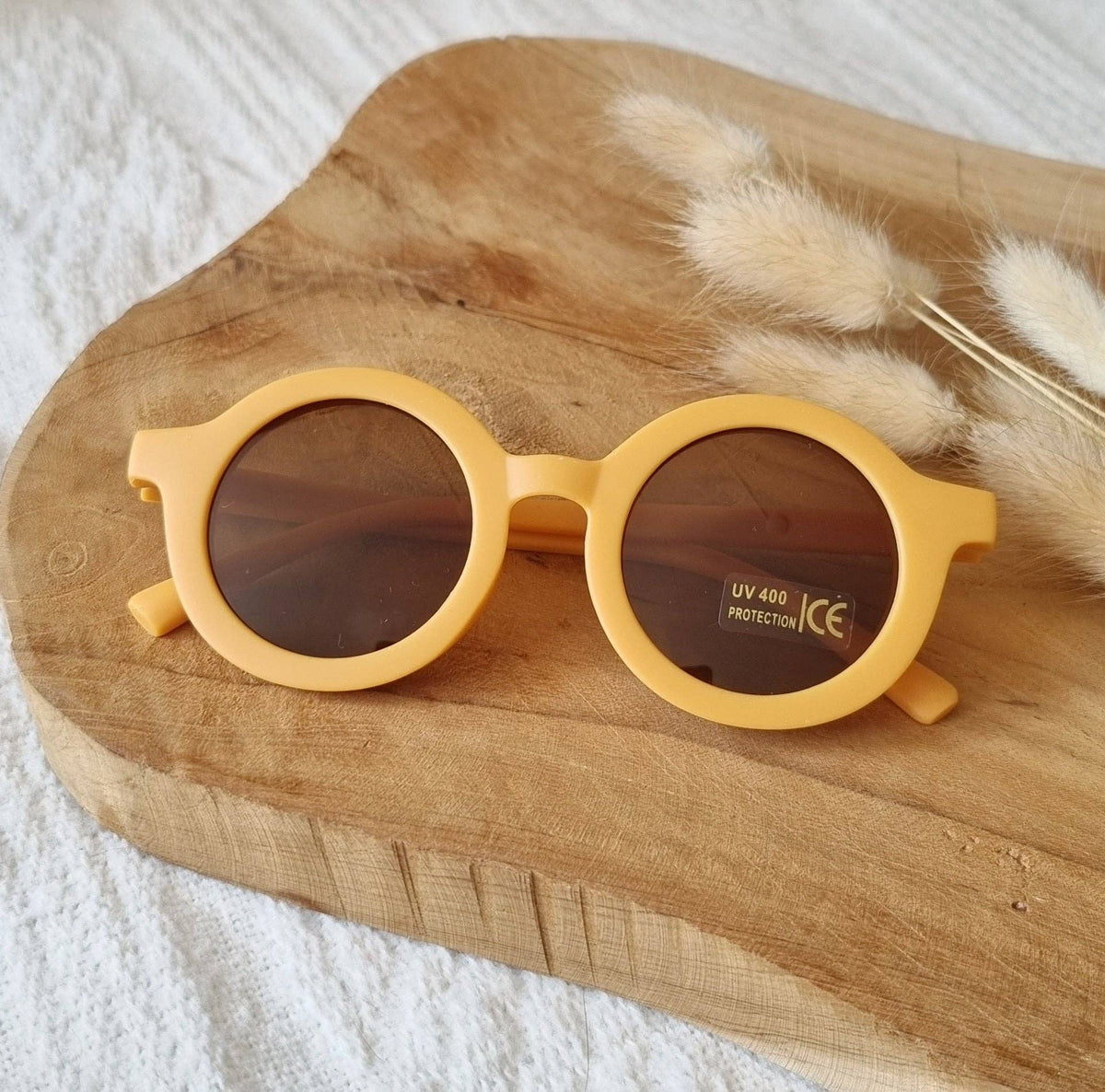 Lunettes de soleil pour enfants avec protection UV400 - Jaune