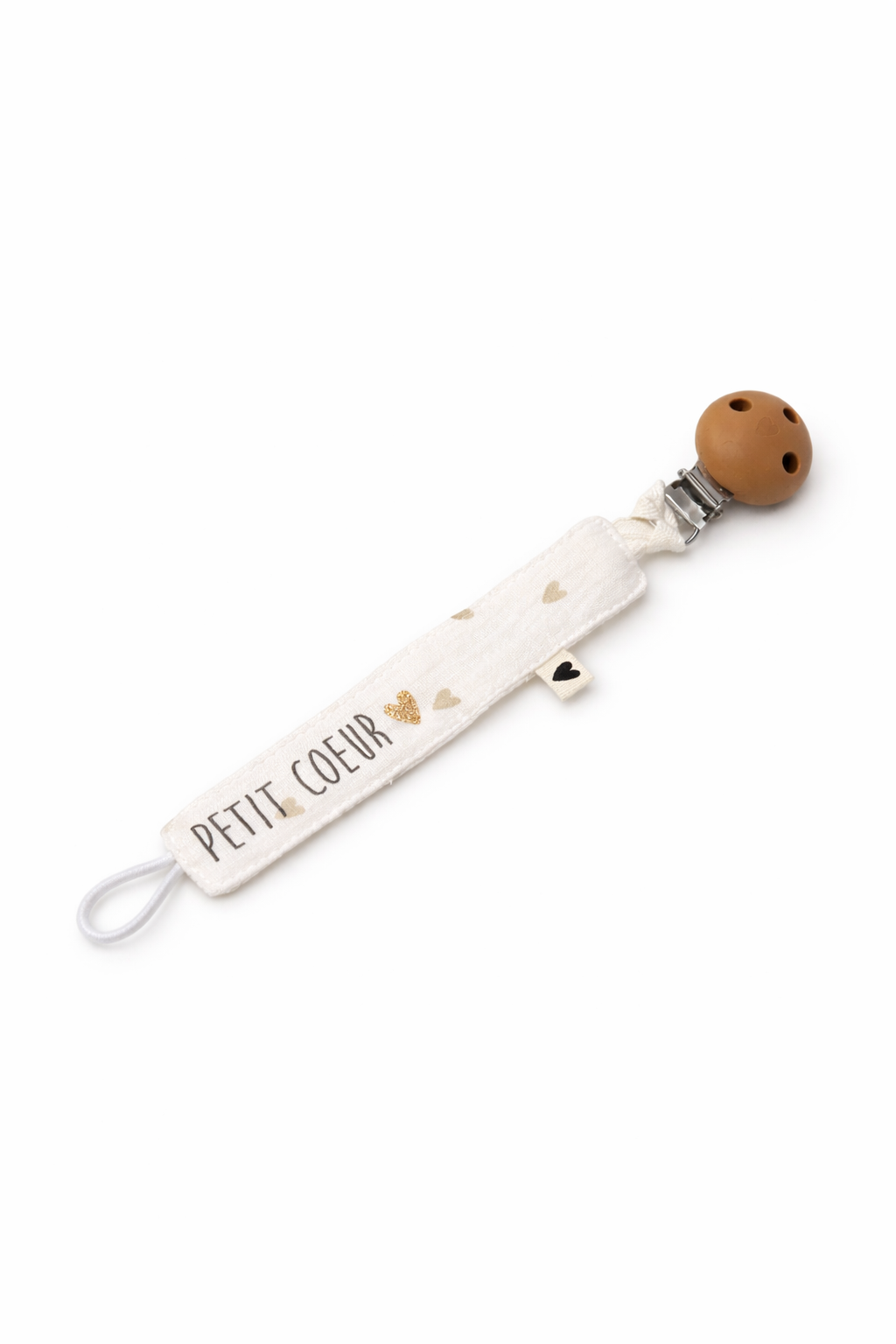 Attache tétine Petit coeur